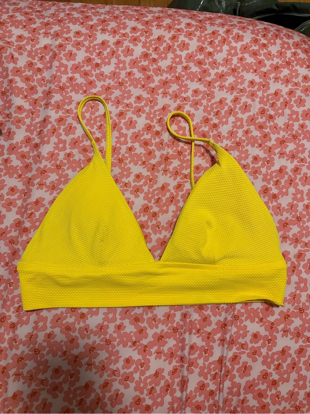 aerie Yellow Triangle Bralette